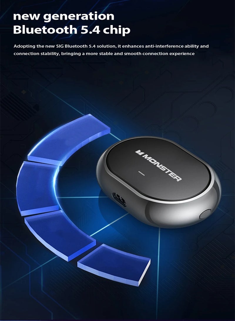 AC600 Air Conduction Headset Wireless bluetooth Earphone Rotary Planet Ring Design HiFi Panoramic Stereo AI Call Noise Cancelling 21H Playback Open-ear Earclips Headphones