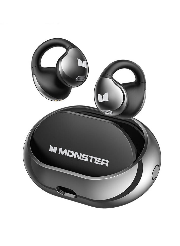AC600 Air Conduction Headset Wireless bluetooth Earphone Rotary Planet Ring Design HiFi Panoramic Stereo AI Call Noise Cancelling 21H Playback Open-ear Earclips Headphones