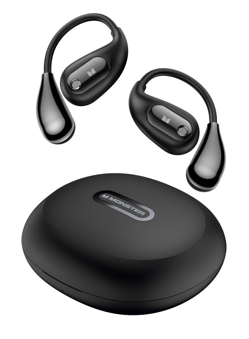 Open Ear AC210 Headphones, Bluetooth 5.4 Earphones Stereo Sound, Wireless Headphones 30 Hours Playback, Type-C Charging, HD Clear Calls, Touch Control, IPX5 Waterproof Open Ear Earbuds
