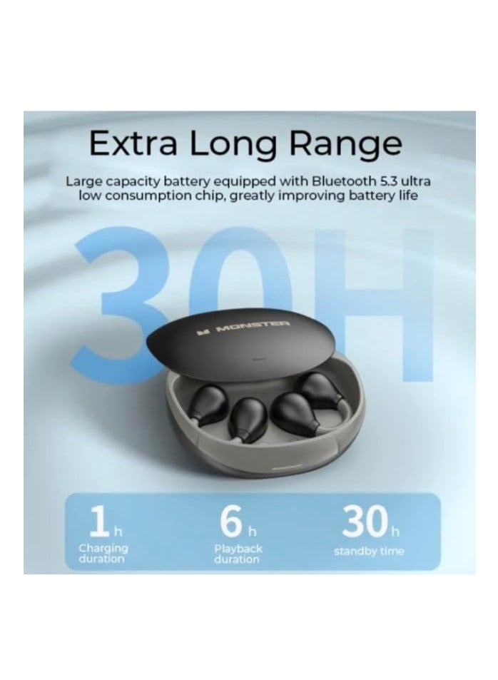 Open Ear AC500 Bluetooth Earbuds New Wireless for Conduction Sports Headphones Waterproof Noise-cancelling With Mic Earpbuds