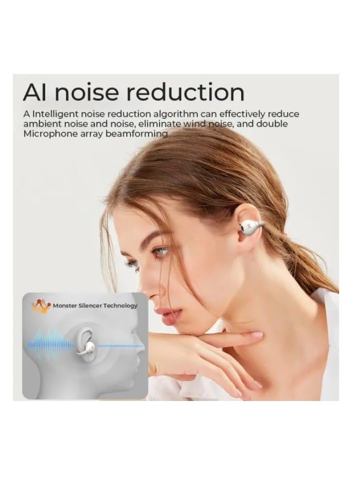 Open Ear AC500 Bluetooth Earbuds New Wireless for Conduction Sports Headphones Waterproof Noise-cancelling With Mic Earpbuds