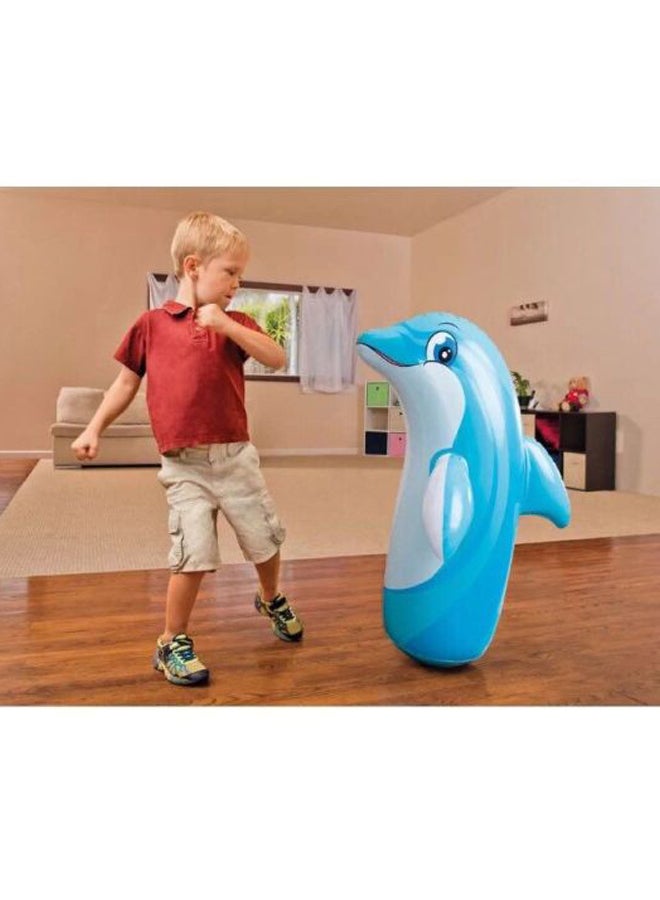 3D Dolphin Inflatable Bop Bag 97 x 61cm