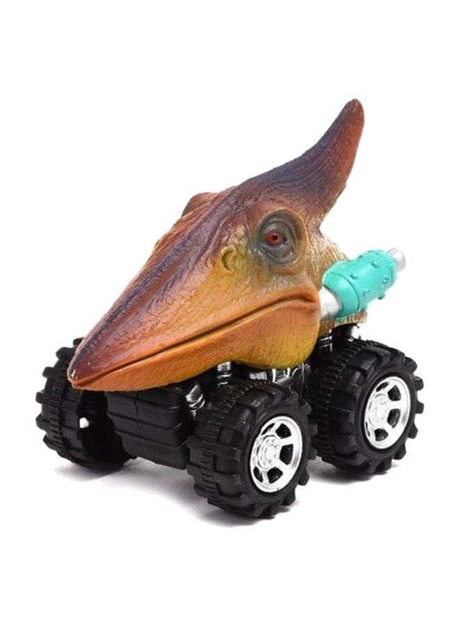 5-Piece Pull Back Dino Cars Toy Set Multicolour