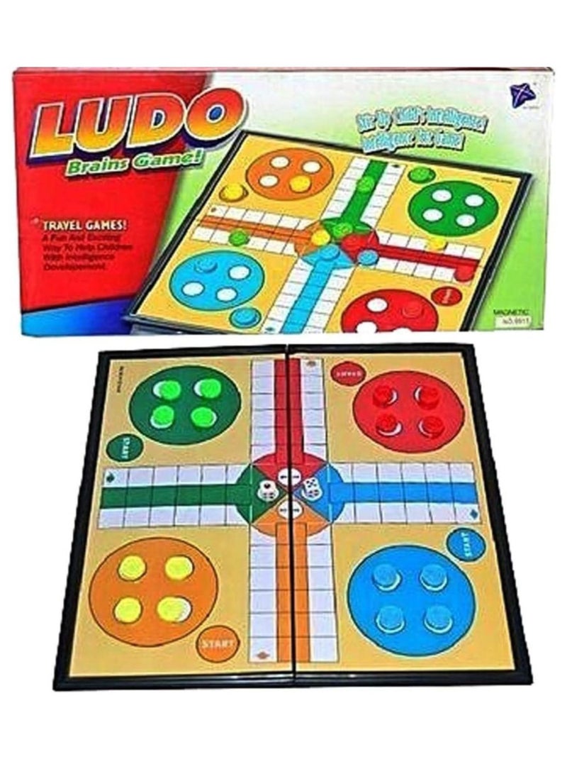 Ludo Traditional Board Game | Classic Family Fun | Brain-Boosting Strategy Game for Kids & Adults | Perfect for Game Nights & Gatherings