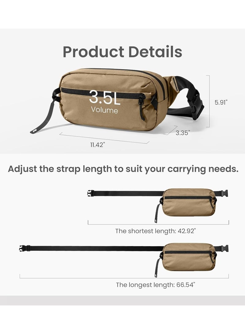 Aviator-T33 3.5L Sling Bag with RFID Blocking, Crossbody Bag Chest Shoulder Pack for Men and Women, Water-resistant Lightweight Carry Casual Bag for Travel, Daily Use