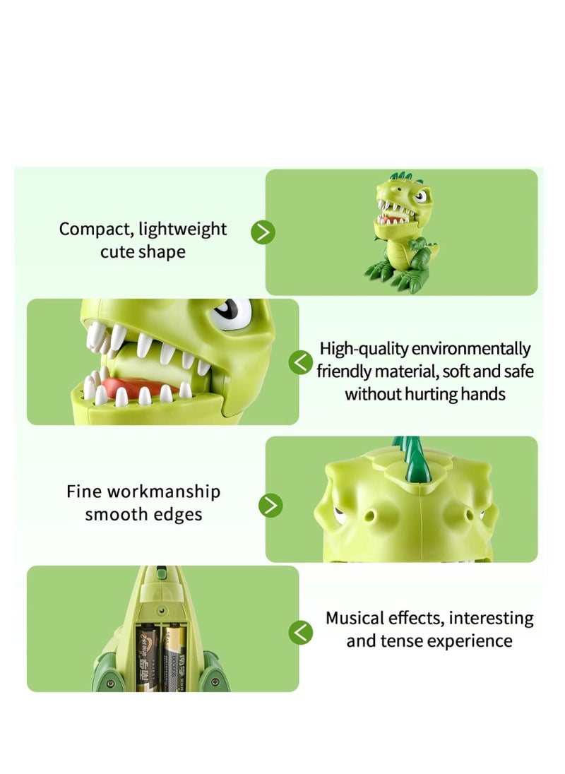 Mouth Bite Finger Toy Classic Family Game Dinosaur Mouth Biting Finger Game Funny Party Parent Child Interactive Game Toy for Adults and Kids