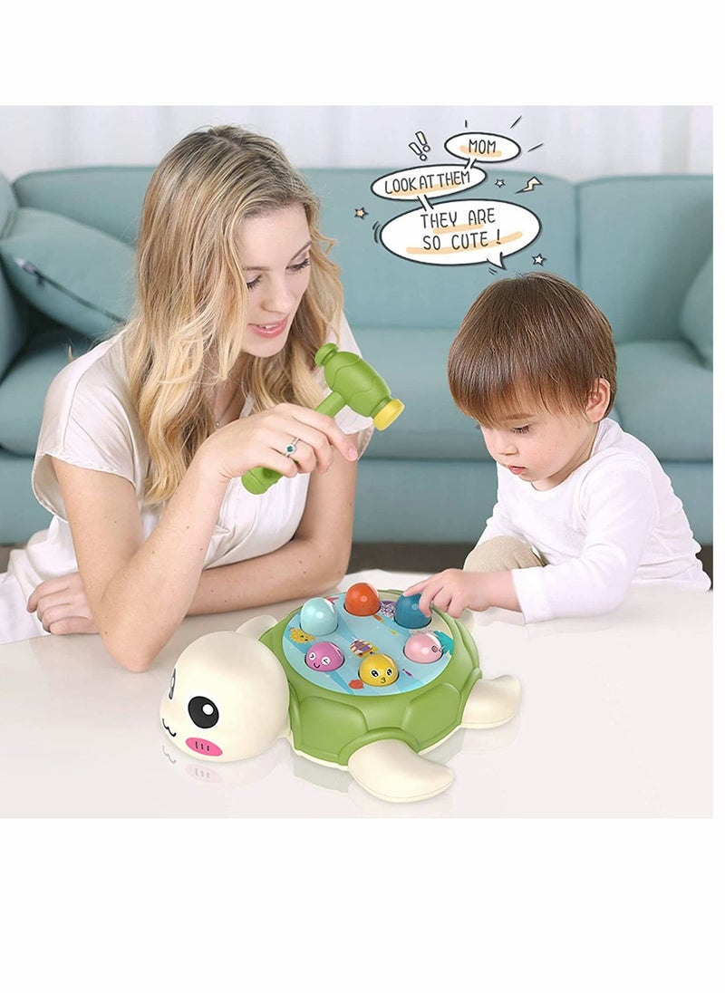 Hammering and Pounding Toy Toys for 3 4 5 6 Year Old Boys Baby Interactive Toys Toddler Activities Games with 2 Hammer Learning Active Early Educational Toy Gift for Boys Girls Toddlers