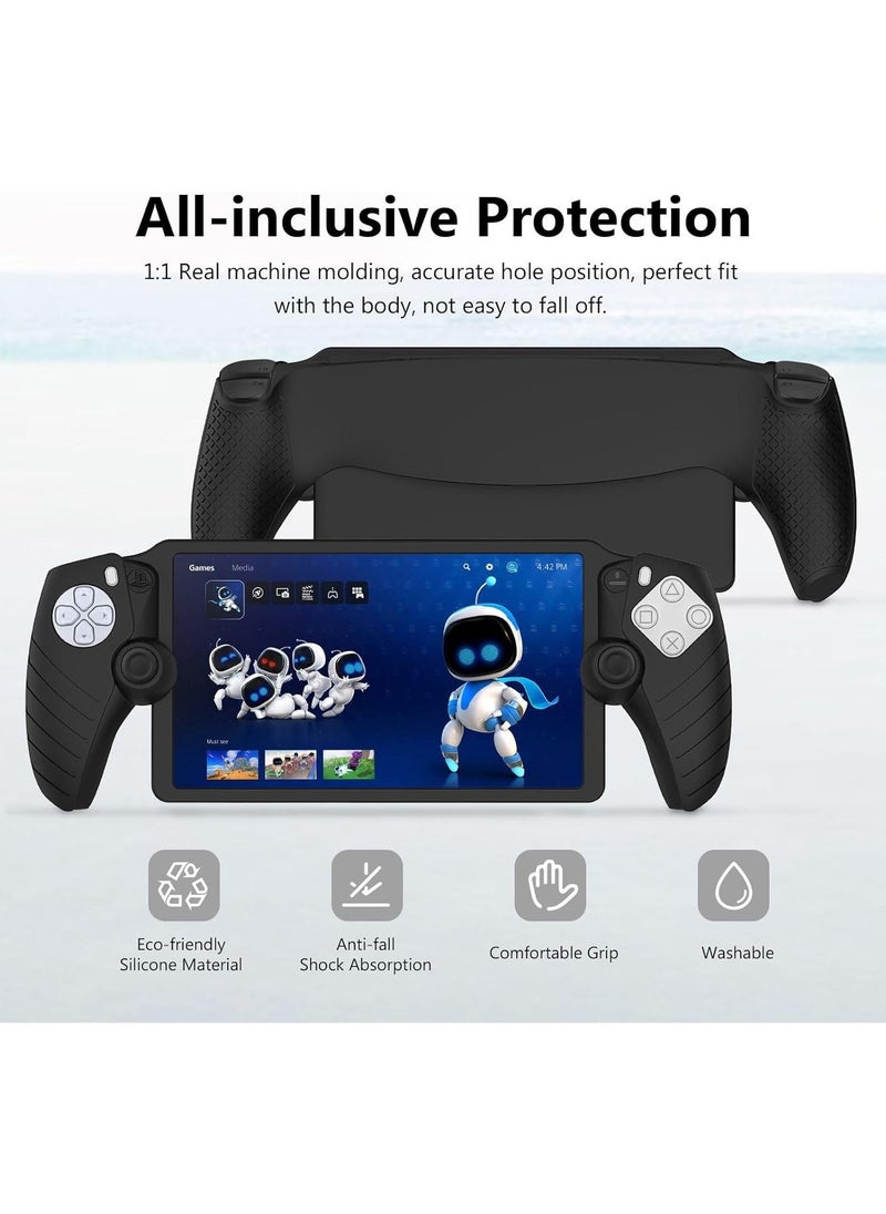 Protective Case for Sony Playstation Portal Remote Player, Soft Silicone Protective Skin Cover for Handheld Gaming Controller, All-Around Protection Cover, Non-Slip and Anti-Scratch Design