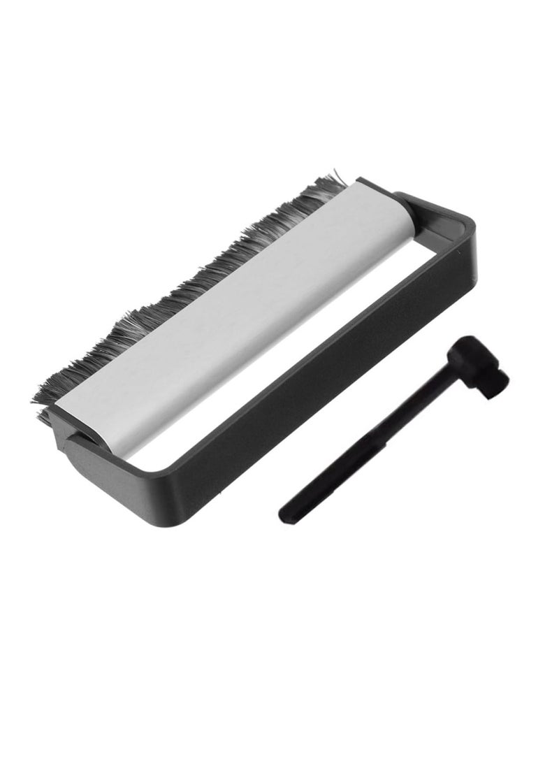 Record Cleaning Kit, 2 Pcs Vinyl Record Tool, Plastic Anti-Static Record Cleaning Brush, Velvet Cleaning Accessories, Improve Fidelity and Keep your Prized Vinyl Collection LPs like New