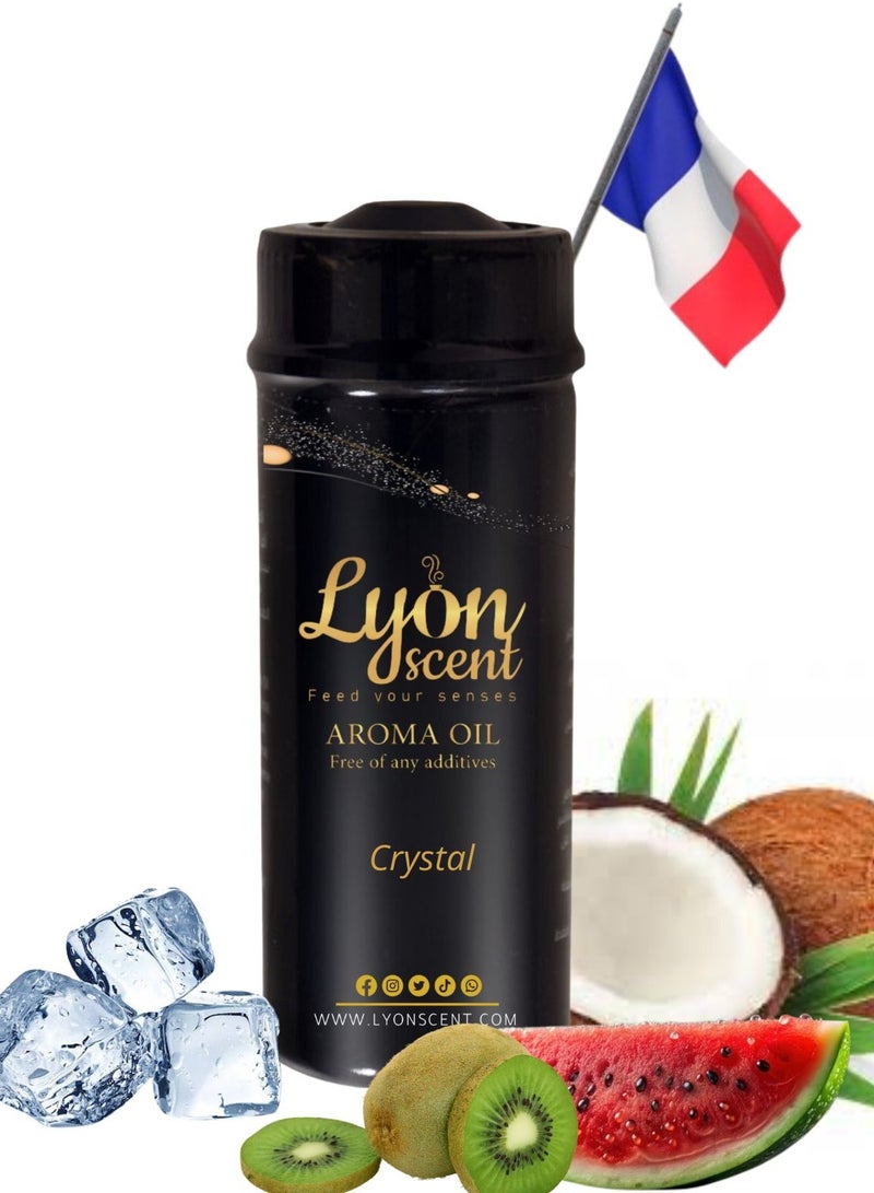 Lyon Scent Aroma Oil, Perfume Oil, Diffuser Aroma, Fragrance Oil, Air Freshener Oil refill, Essential Fragrance Oil (CRYSTAL)