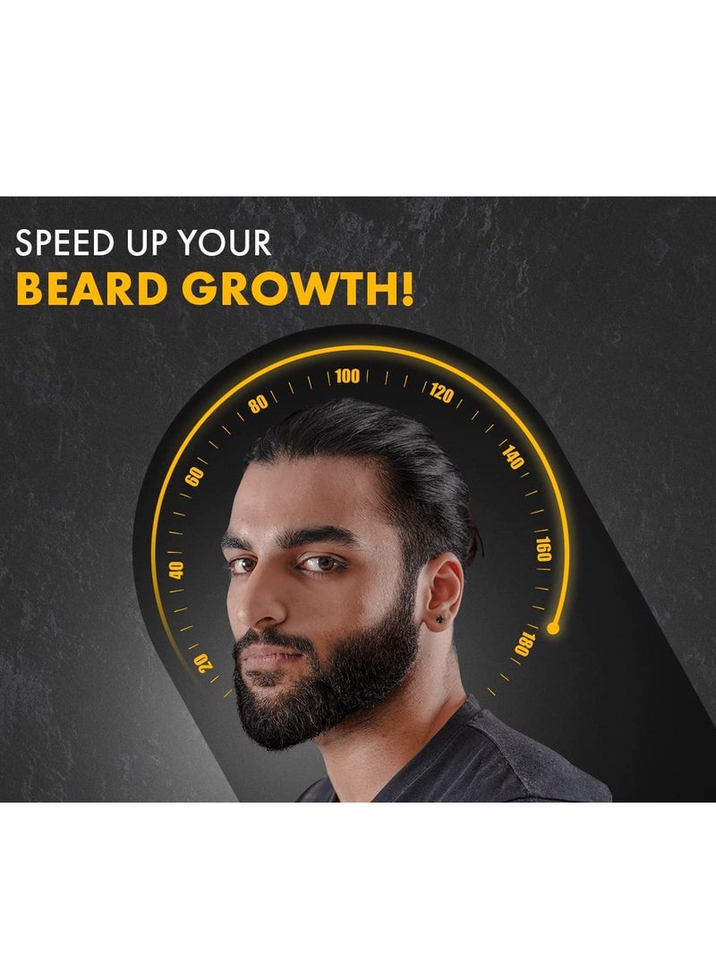 UrbanGabru Beard Booster Growth Oil For Men | Enriched With Natural Herbs & Jadibuti (60 Ml) | Beard Softener | Paraben Free | Fills Patchy Beard | For Thicker & Longer Beard