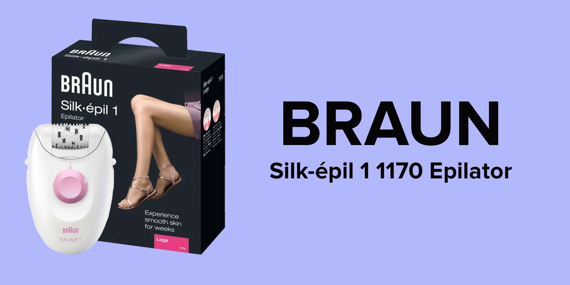 Silk-Epil 1 1-170 Epilator White/Pink