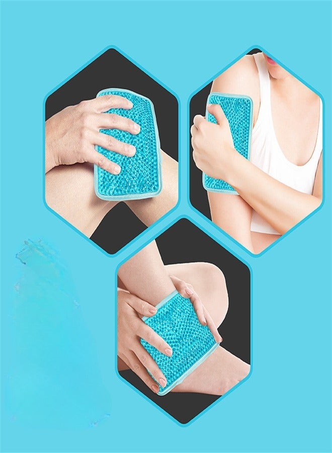 Gel Beads Ice Bag with Strap Reusable Hot and Cold Pack Compress for Knee Shoulder Foot Back Ankle Neck Hip Elbow