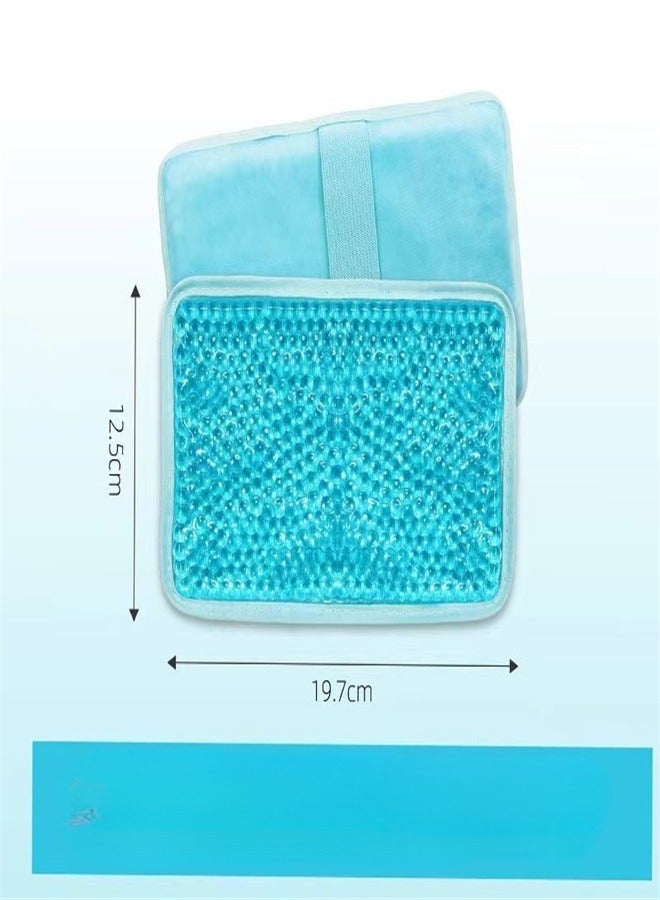 Gel Beads Ice Bag with Strap Reusable Hot and Cold Pack Compress for Knee Shoulder Foot Back Ankle Neck Hip Elbow