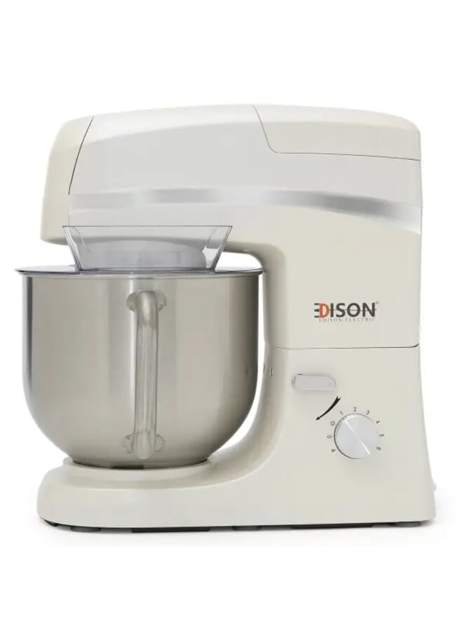 Stand mixer 6 functions 6.5 liters, pearl steel, 1000 watts