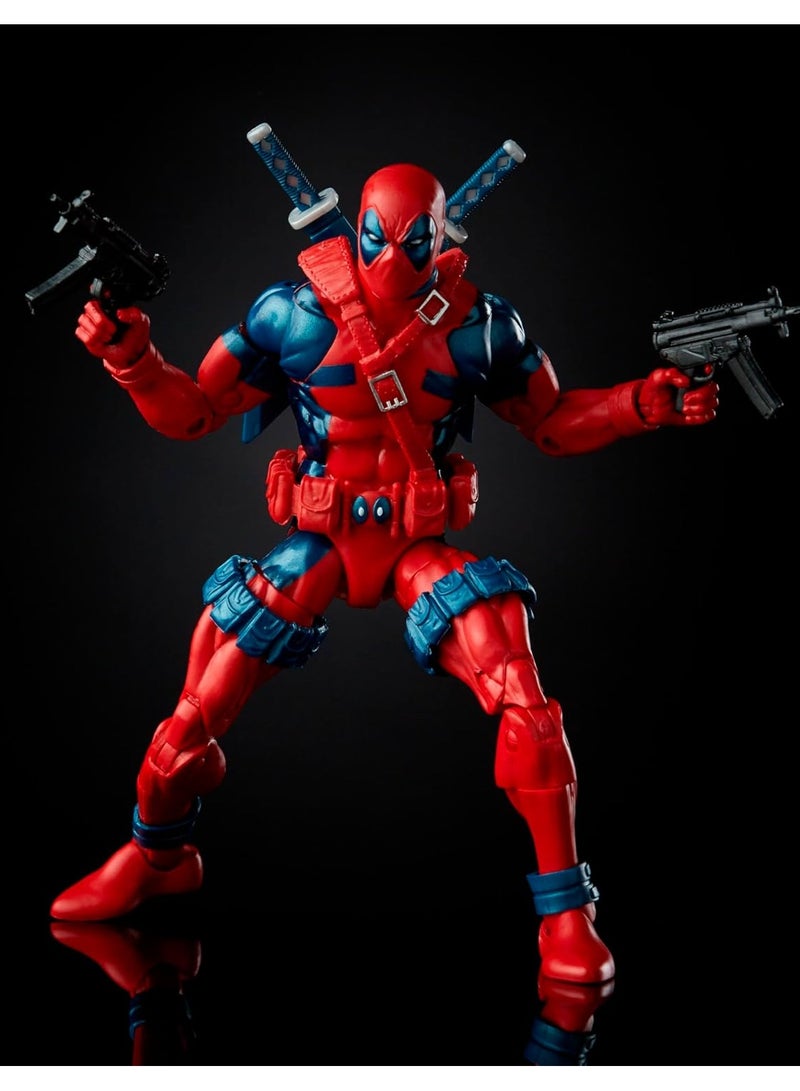 Marvel Legends Series Deadpool, Marvel Comics Uncanny X-Men X-Force Retro Collectible 6 Inch Action Figure for Adults Ages 14 and Up