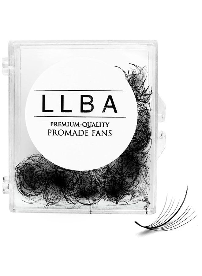 Promade Wispy Lash Extensions 9D 0.05, 100% Handmade Eyelashes Volume Fans, C Cc D Curls, 9-17 Mm Length, Long-Lasting, Easy Application (C 16 mm)