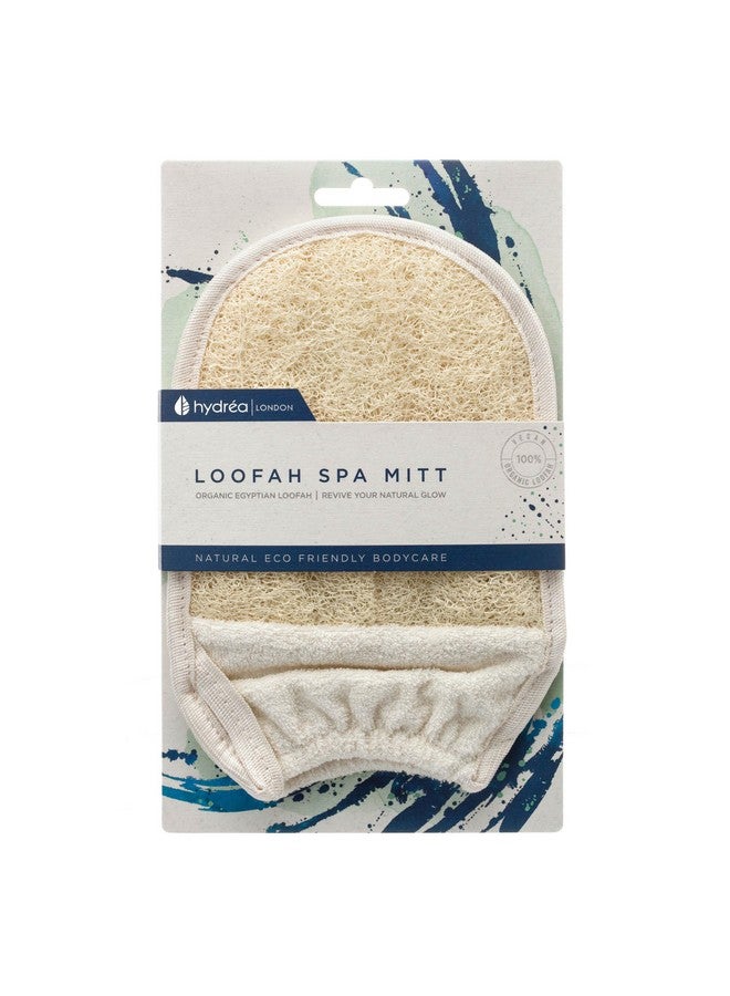 Exfoliating Glove Organic Egyptian Shower Loofah & Dualsided Face Mitt Exfoliator Body Scrubber For Men & Women Dead Skin Cell Remover & Bath Scrub For Deep Exfoliation & Detox