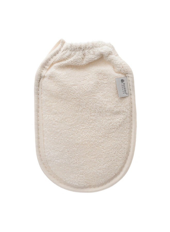 Exfoliating Glove Organic Egyptian Shower Loofah & Dualsided Face Mitt Exfoliator Body Scrubber For Men & Women Dead Skin Cell Remover & Bath Scrub For Deep Exfoliation & Detox