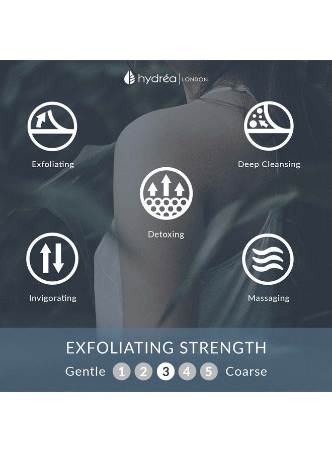Exfoliating Glove Organic Egyptian Shower Loofah & Dualsided Face Mitt Exfoliator Body Scrubber For Men & Women Dead Skin Cell Remover & Bath Scrub For Deep Exfoliation & Detox
