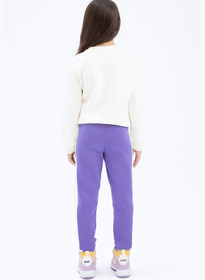 Girl Jogger Fit Knitted Trousers