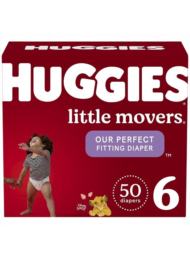 Huggies Little Movers Diapers, Size 6