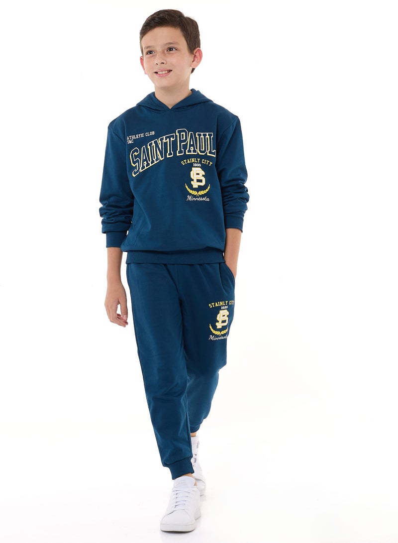 Boys' 2-Piece Hoodie and Jogger Set (8-14 yrs) Navy