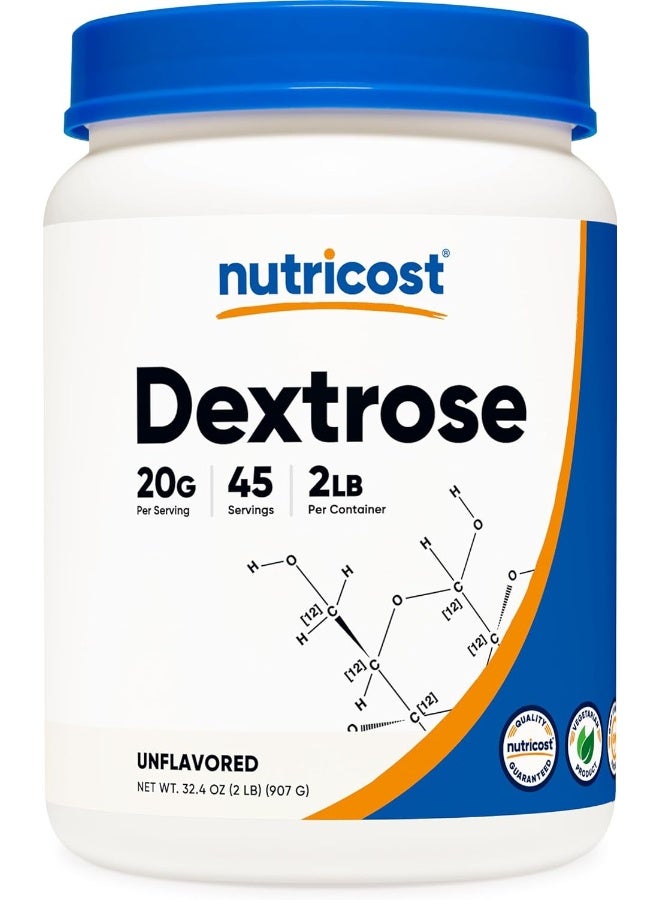 Dextrose Powder 2 Lbs - Pure, Non-Gmo, Gluten Free