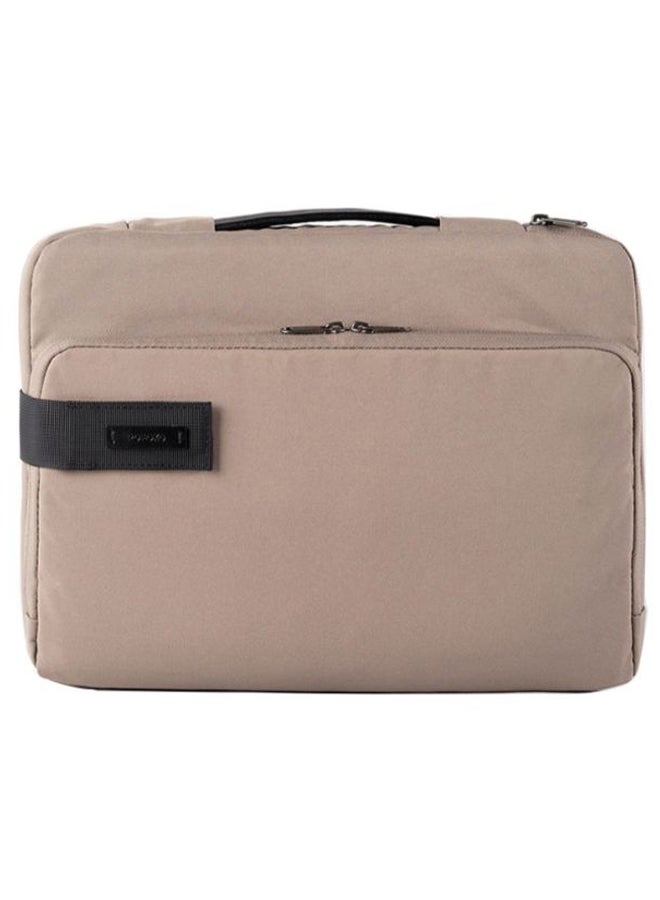 Portable Suitcase Belt Carry Case For 13.3-Inch Laptop Khaki