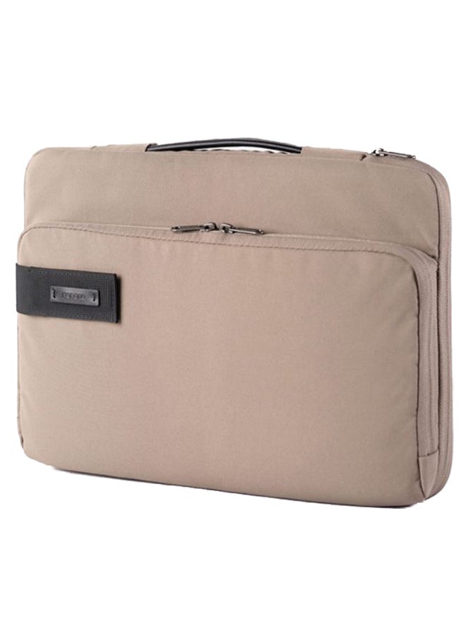 Portable Suitcase Belt Carry Case For 13.3-Inch Laptop Khaki