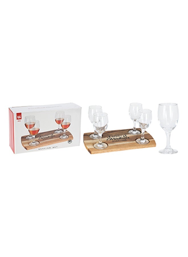 Homesmiths Serving Set Of 5 Xmas Design