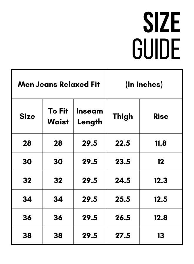 Men's Blue Relaxed Fit Jeans - Timeless Denim Essential