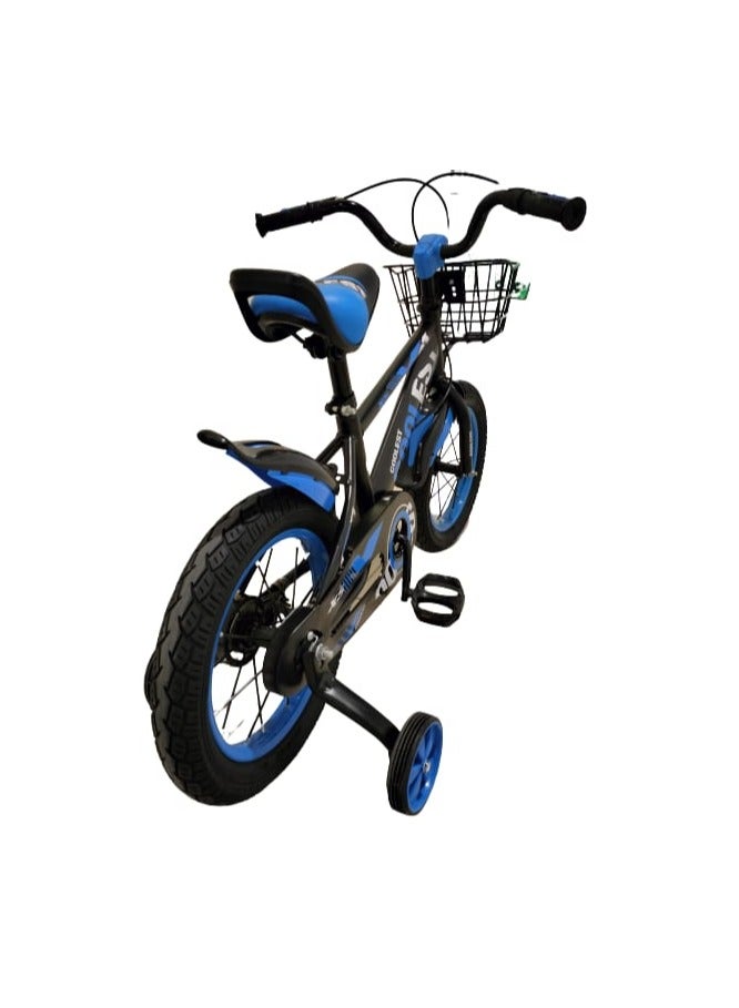 Children Bicycle 20 Inches with Age 7-10 Years Training Wheels basket bell Blue color