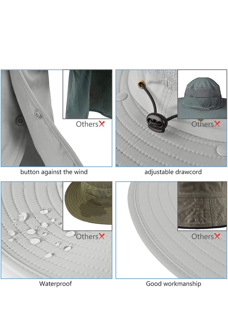 Cap Fishing Hats with Face Mask Outdoor Sun Protection