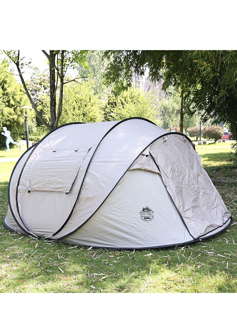 Weather-Resistant Camping Tent, Tent Automatic Instant Pop-Up Tent Lightweight Portable Tent Outdoor Camping Waterproof