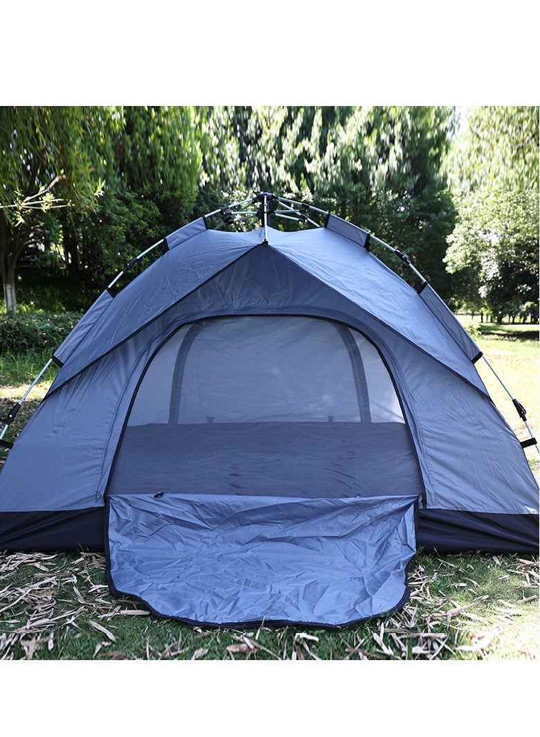 Premium Camping Tent Grey, Lightweight Portable Tent, Outdoor Camping Waterproof