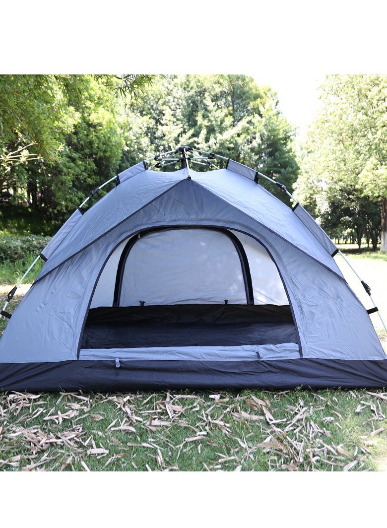 Premium Camping Tent Grey, Lightweight Portable Tent, Outdoor Camping Waterproof