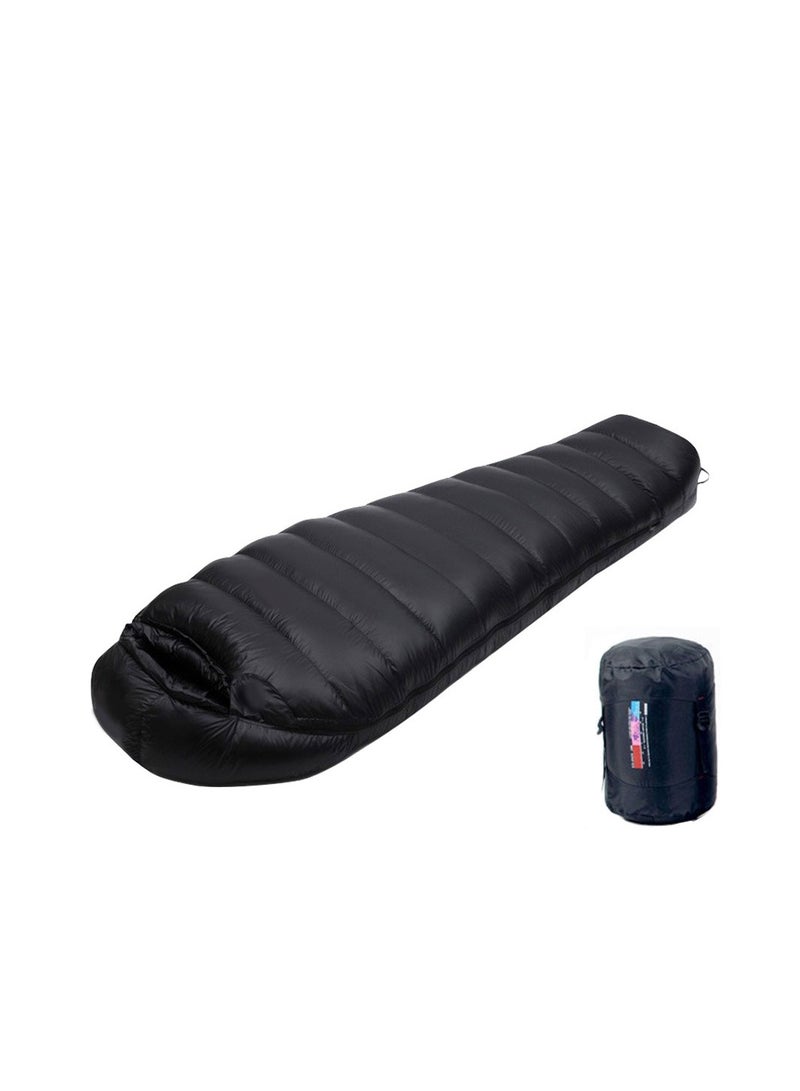 Ultralight Down Sleeping Bag Velvet Adult Outdoor Portable Four Seasons Warm Camping Travel Waterproof