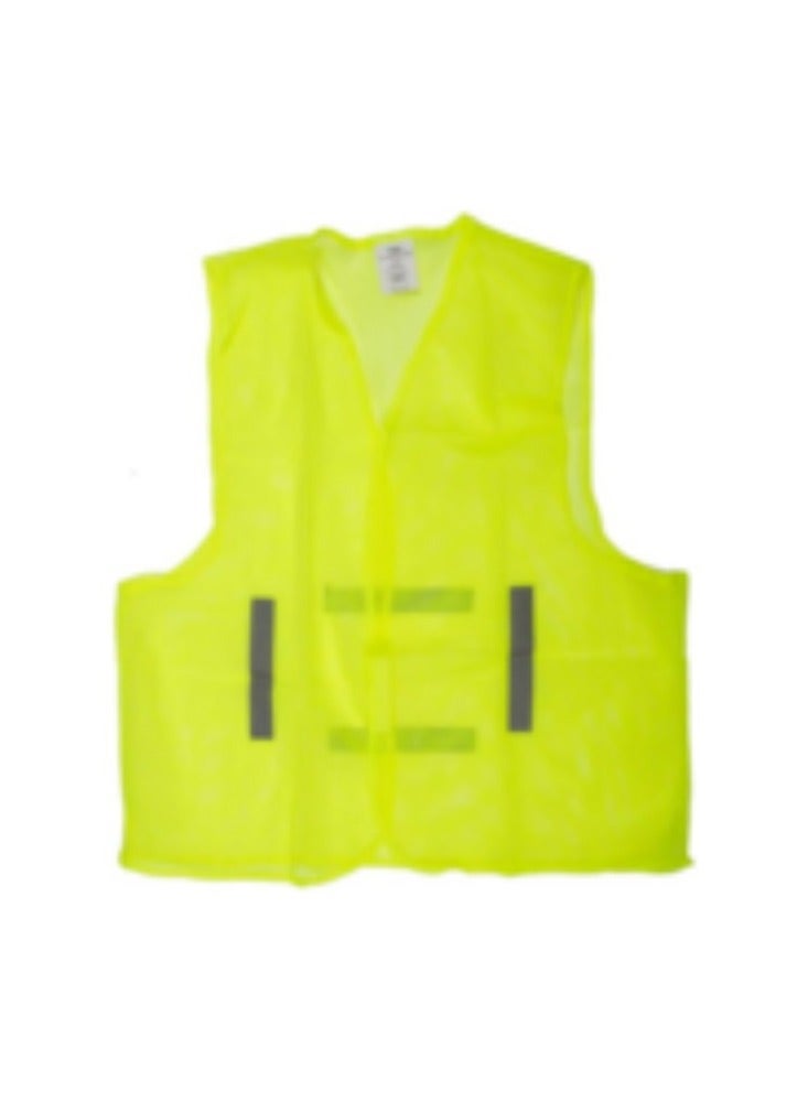 KNP XXL Reflective Safety Jacket in Green Mesh is a high visibility garment designed to enhance safety in low light and high traffic environments.