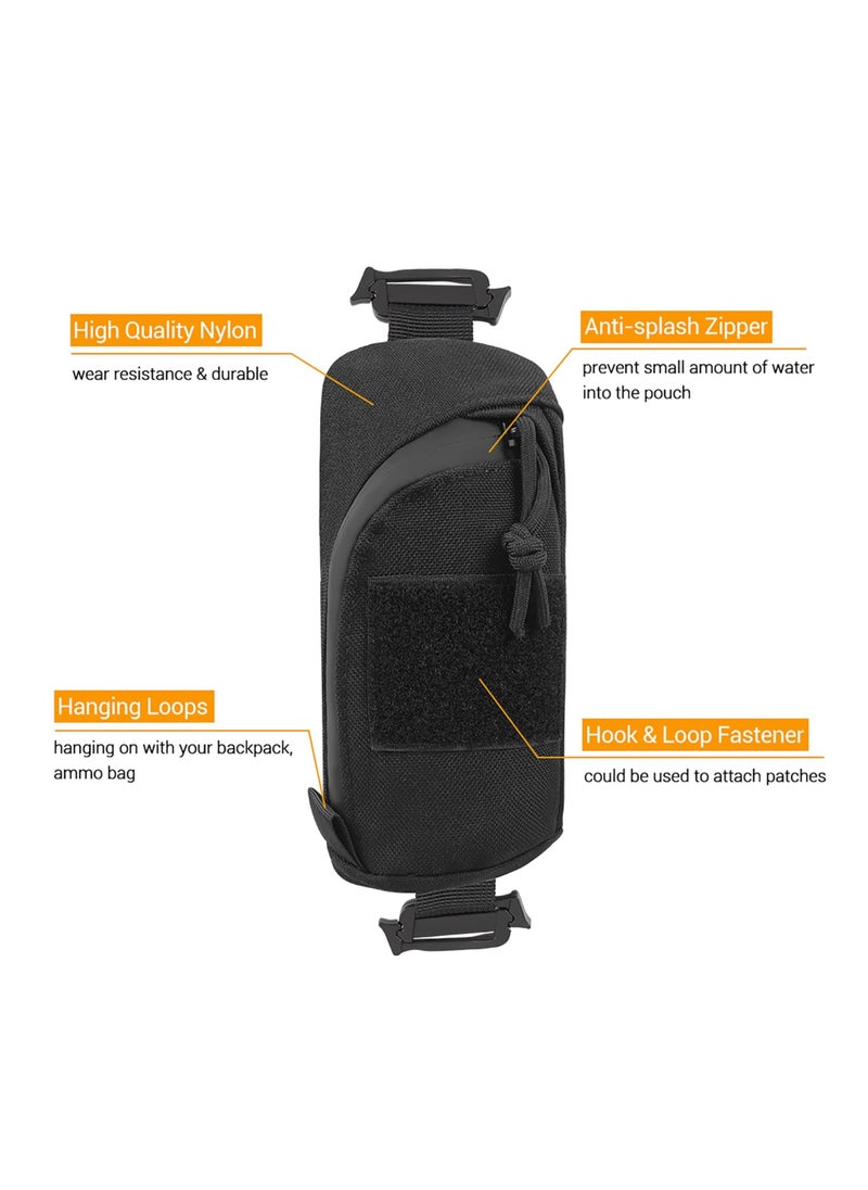 Backpack Shoulder Strap Accessory Pouch, Tactical Accessories Bag Multifunctional EDC Tool Pockets for Belt, Compact Phone Pouchs for Outdoor Sport