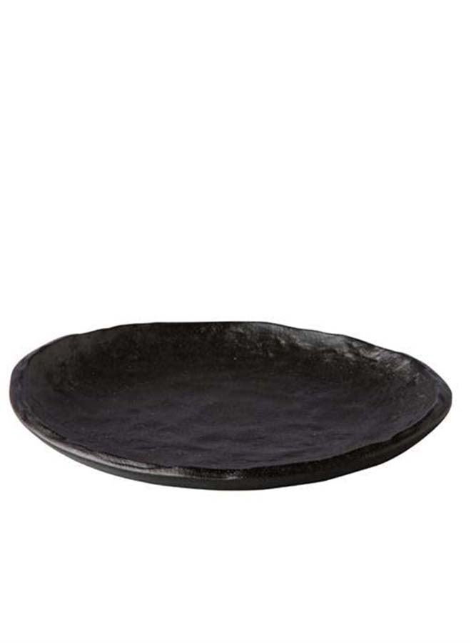 Plate oyster black 16cm