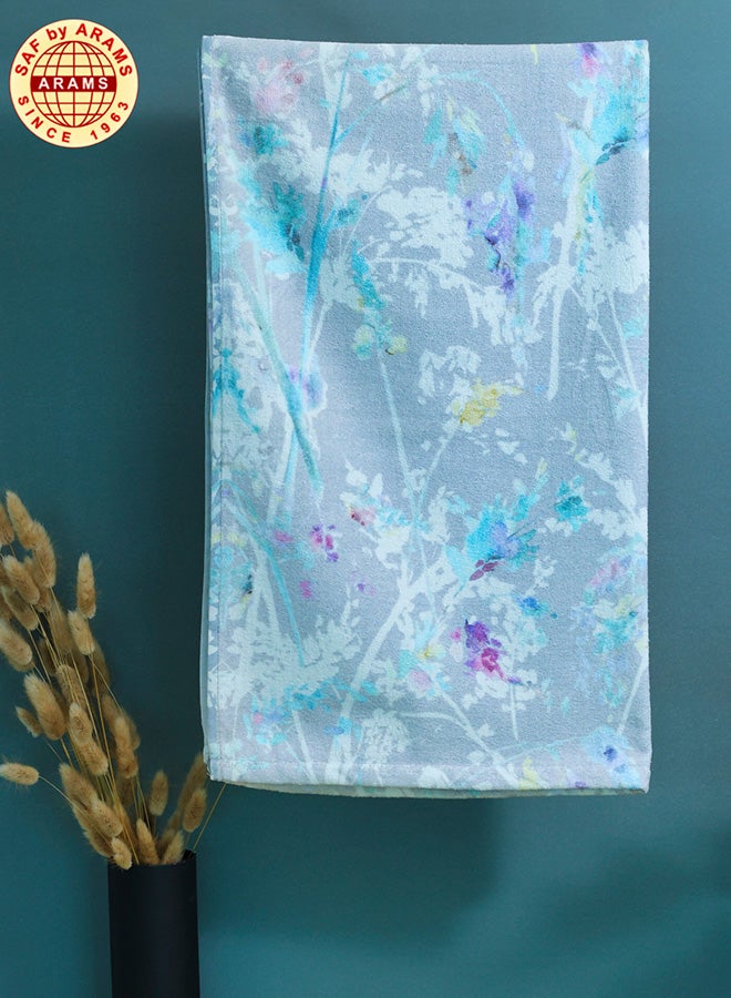 Elegant 6-Piece Printed Bath Towel Set - 70x120 cm, 400 GSM, Stylish Design