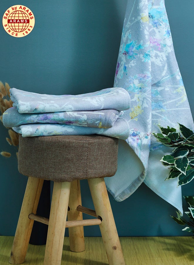 Elegant 6-Piece Printed Bath Towel Set - 70x120 cm, 400 GSM, Stylish Design