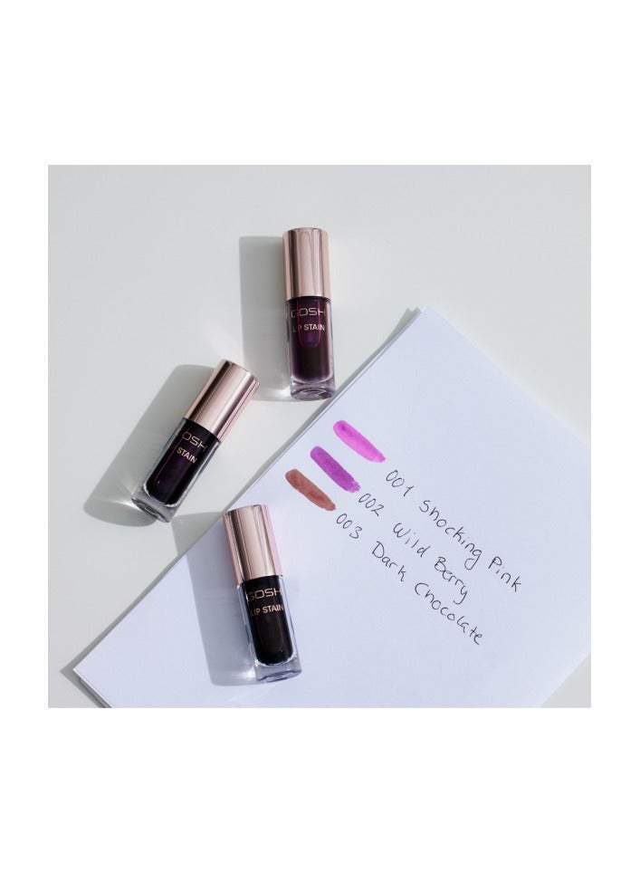 GOSH Lip Stain 001 Shocking Pink