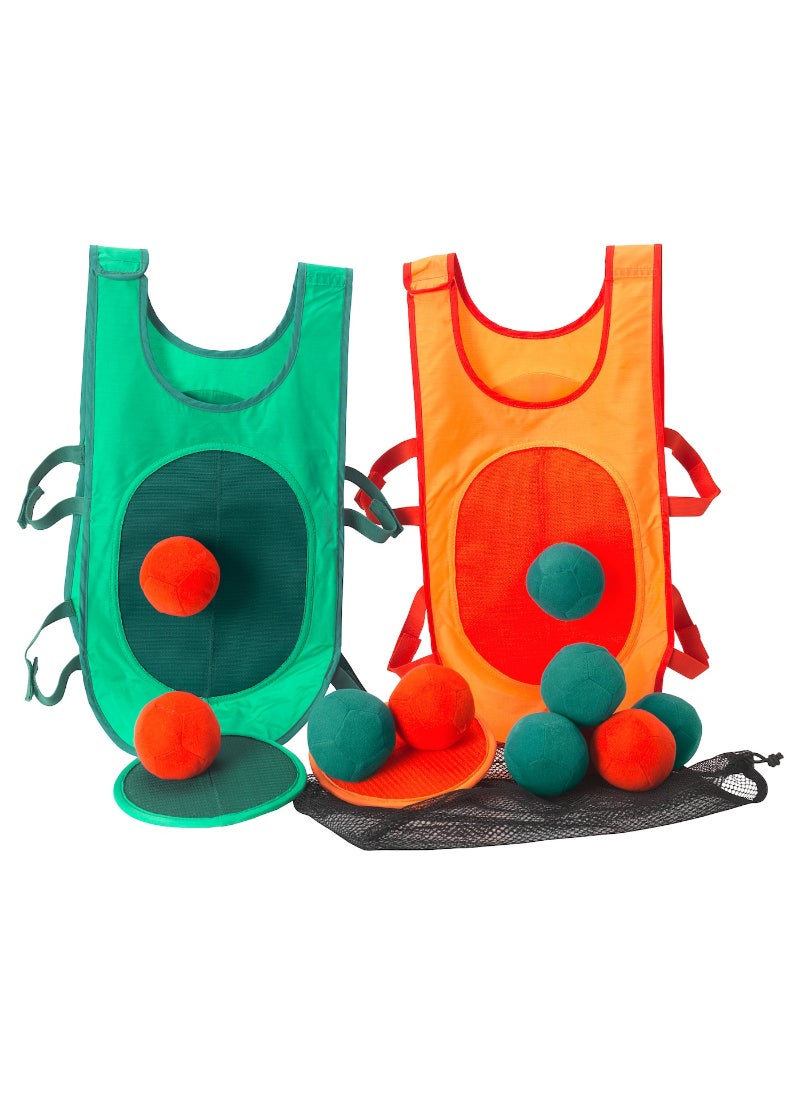 Tag Game with Vest and Balls - Outdoor Activity Set for Kids, Includes Vest and Soft Balls, Promotes Active Play and Physical Coordination