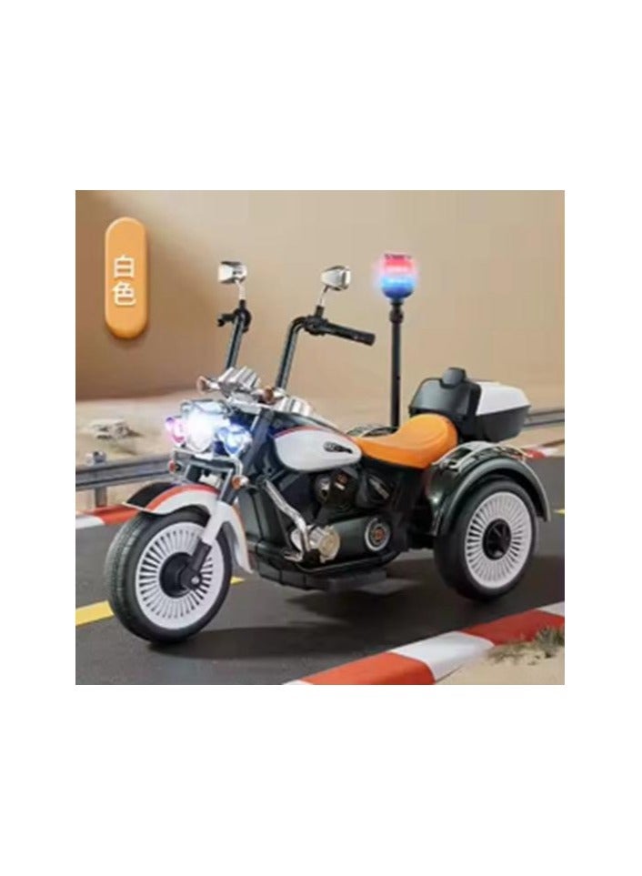 2024 New Kids Tricycle 3 Wheel Riding Toy for 2 to 4 Years Old Children Rechargeable Dual Drive Big Battery Light Music