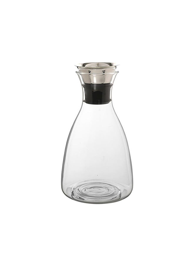 Borosilicate Water Carafe With Stainless Steel Flow Lid 1600 ML