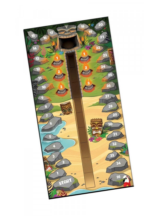 Gamewright Tiki Topple - The Tactical Board Game Of Totem Domination Board Game Multi-Colored, 5