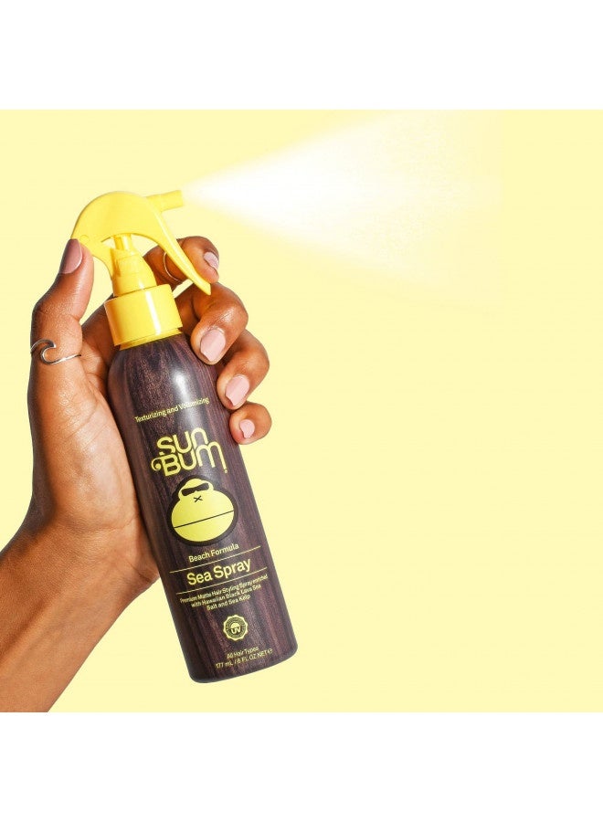 Texturizing And Volumizing Sea Salt Spray | Uv Protection With A Matte Finish | Medium Hold | For All Hair Types | 6 Fl Oz Bottle, Clear (80-41025)