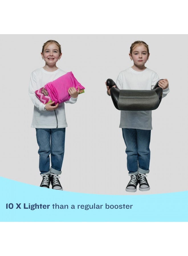 Hybrid, Portable, Inflatable Travel Car Booster Seat, 4 - 11 Years